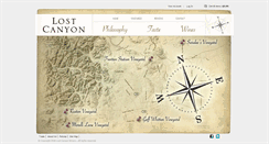 Desktop Screenshot of lostcanyonwinery.com